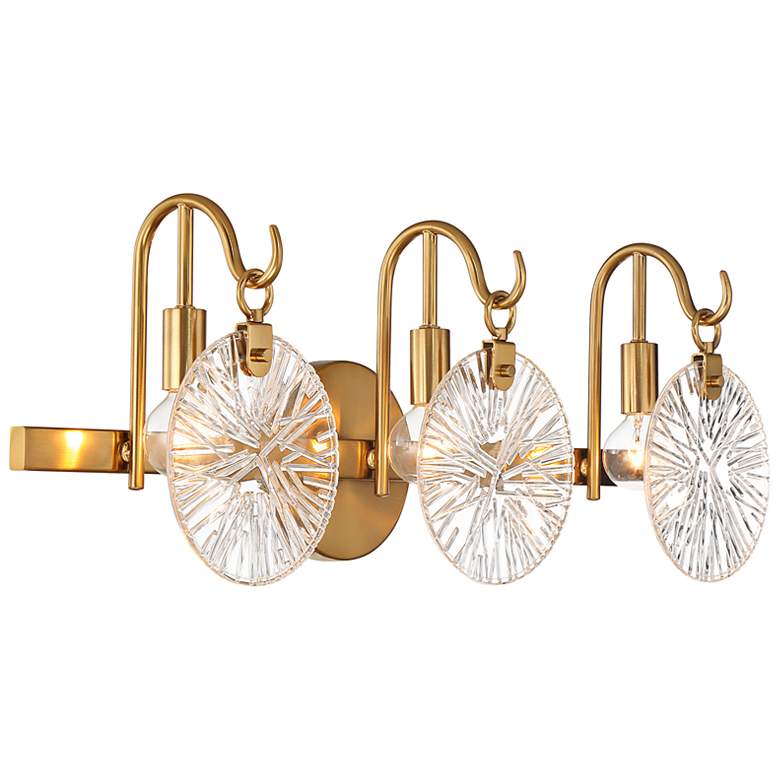 Image 5 Savoy House Addison 24" Wide Warm Brass 3-Light Bath Light more views