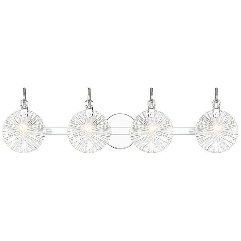 Image 1 Savoy House Addison 32" Wide Chrome 4-Light Bath Light