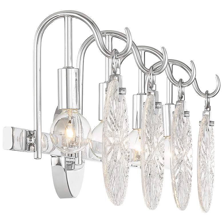 Image 3 Savoy House Addison 32" Wide Chrome 4-Light Bath Light more views