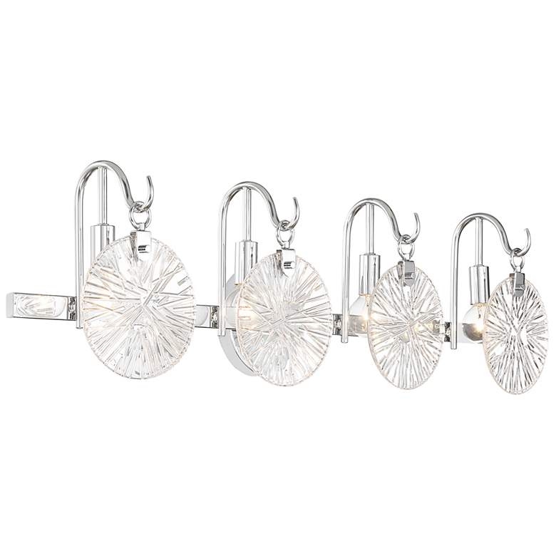 Image 4 Savoy House Addison 32" Wide Chrome 4-Light Bath Light more views