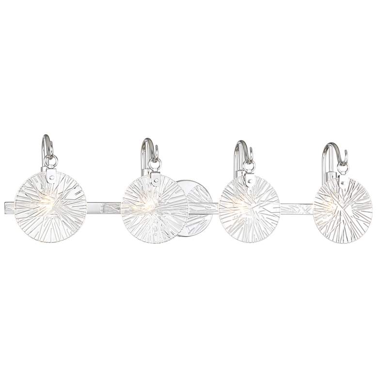 Image 5 Savoy House Addison 32" Wide Chrome 4-Light Bath Light more views