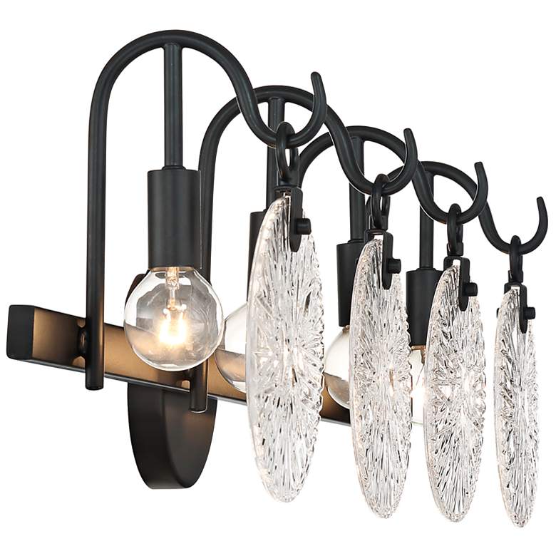 Image 6 Savoy House Addison 32" Wide Matte Black 4-Light Bath Light more views