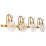 4_Savoy House Addison 32" Wide Warm Brass 4-Light Bath Light more views
