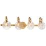 5_Savoy House Addison 32" Wide Warm Brass 4-Light Bath Light more views