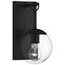 1_Savoy House Alameda 11" High Matte Black Outdoor Wall Light