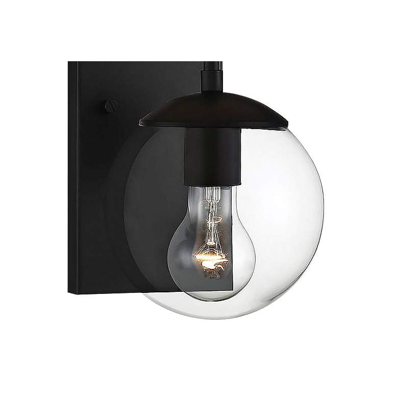 Image 2 Savoy House Alameda 11" High Matte Black Outdoor Wall Light more views