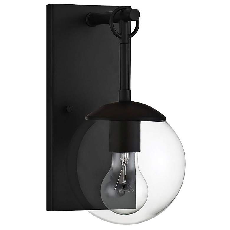 Image 3 Savoy House Alameda 11" High Matte Black Outdoor Wall Light more views