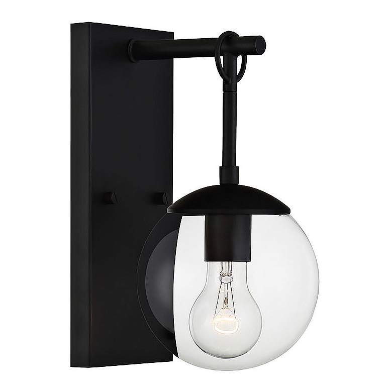Image 4 Savoy House Alameda 11" High Matte Black Outdoor Wall Light more views