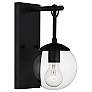 4_Savoy House Alameda 11" High Matte Black Outdoor Wall Light more views