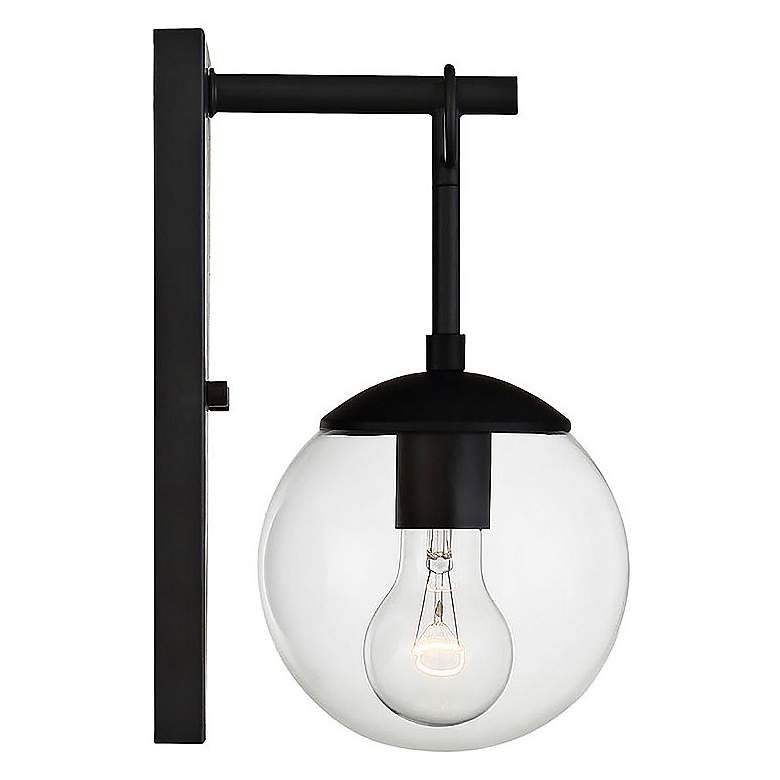 Image 5 Savoy House Alameda 11" High Matte Black Outdoor Wall Light more views