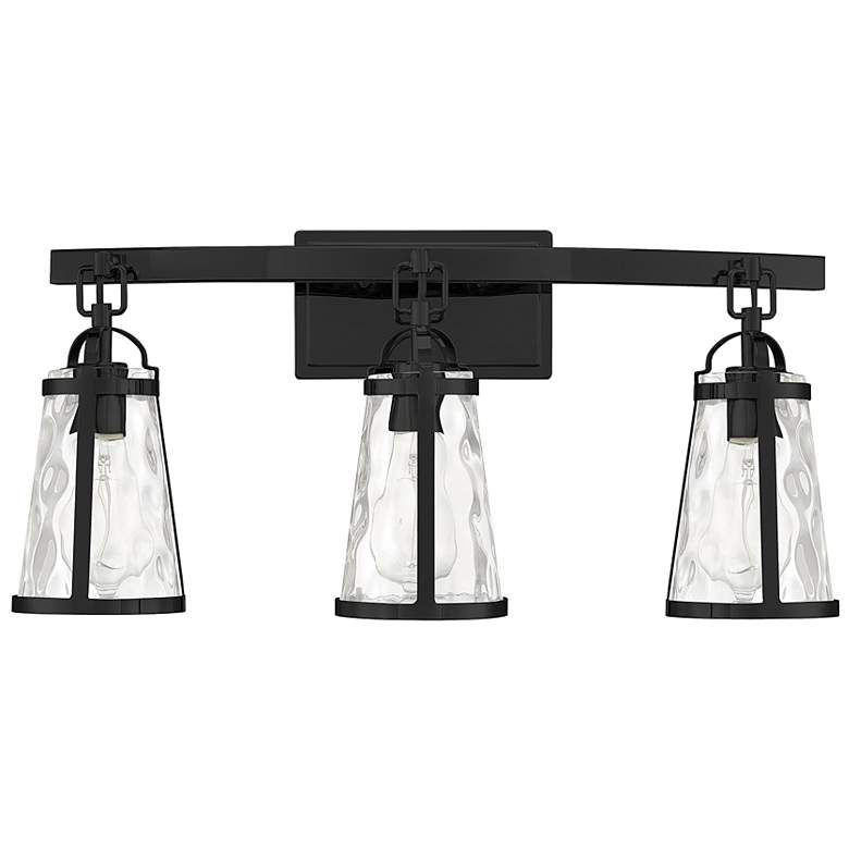 Image 2 Savoy House Albany 24" Wide 3-Light Black Bath Light more views