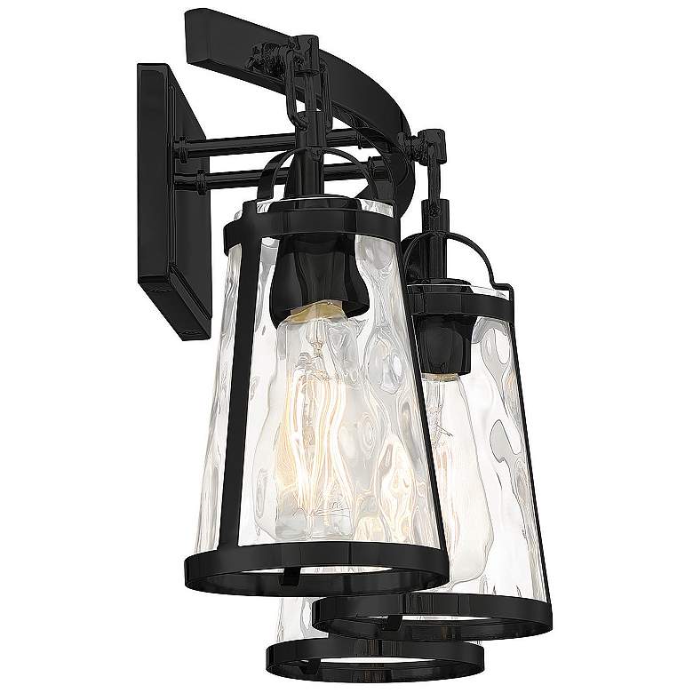 Image 5 Savoy House Albany 24" Wide 3-Light Black Bath Light more views