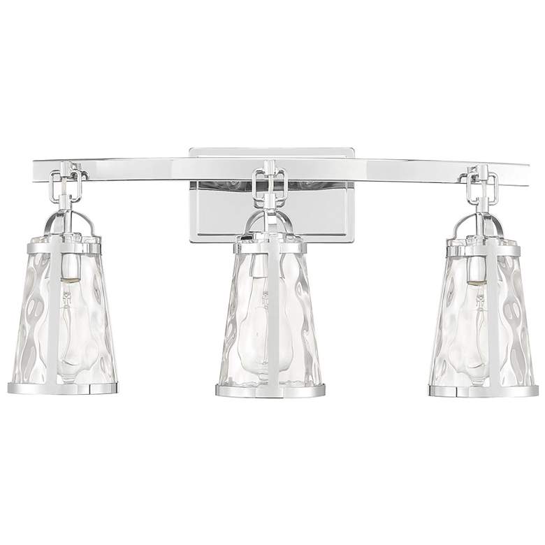 Image 2 Savoy House Albany 24" Wide 3-Light Polished Chrome Bath Light more views