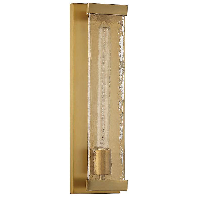 Image 2 Savoy House Alberta 17.5" High Warm Brass 1-Light Wall Sconce more views
