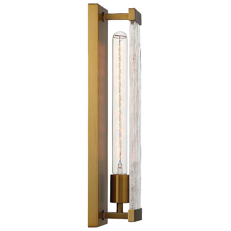 Image 5 Savoy House Alberta 17.5" High Warm Brass 1-Light Wall Sconce more views