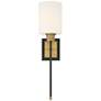 3_Savoy House Alvara 22 1/2"H Matte Black Brass Wall Sconce more views
