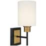 6_Savoy House Alvara 22 1/2"H Matte Black Brass Wall Sconce more views