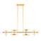 Savoy House Amani 10" Wide Gold 14-Light Linear Chandelier