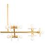 Thumbnail4 of Savoy House Amani 10" Wide Gold 14-Light Linear Chandelier more views