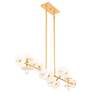 5_Savoy House Amani 10" Wide Gold 14-Light Linear Chandelier more views