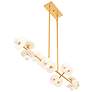 6_Savoy House Amani 10" Wide Gold 14-Light Linear Chandelier more views