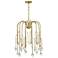 Savoy House Anholt 22.75" Wide Noble Brass 6-Light Chandelier