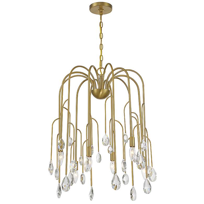 Image 3 Savoy House Anholt 22.75" Wide Noble Brass 6-Light Chandelier more views