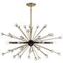 2_Savoy House Ariel 37"W Como Black 6-Light Sputnik Pendant
