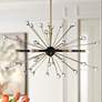 1_Savoy House Ariel 37"W Como Black 6-Light Sputnik Pendant