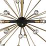 3_Savoy House Ariel 37"W Como Black 6-Light Sputnik Pendant more views