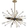 5_Savoy House Ariel 37"W Como Black 6-Light Sputnik Pendant more views
