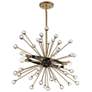 6_Savoy House Ariel 37"W Como Black 6-Light Sputnik Pendant more views