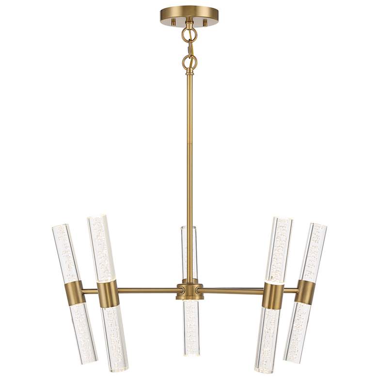 Image 1 Savoy House Arlon 26 inch Wide Warm Brass Integrated LED Pendant