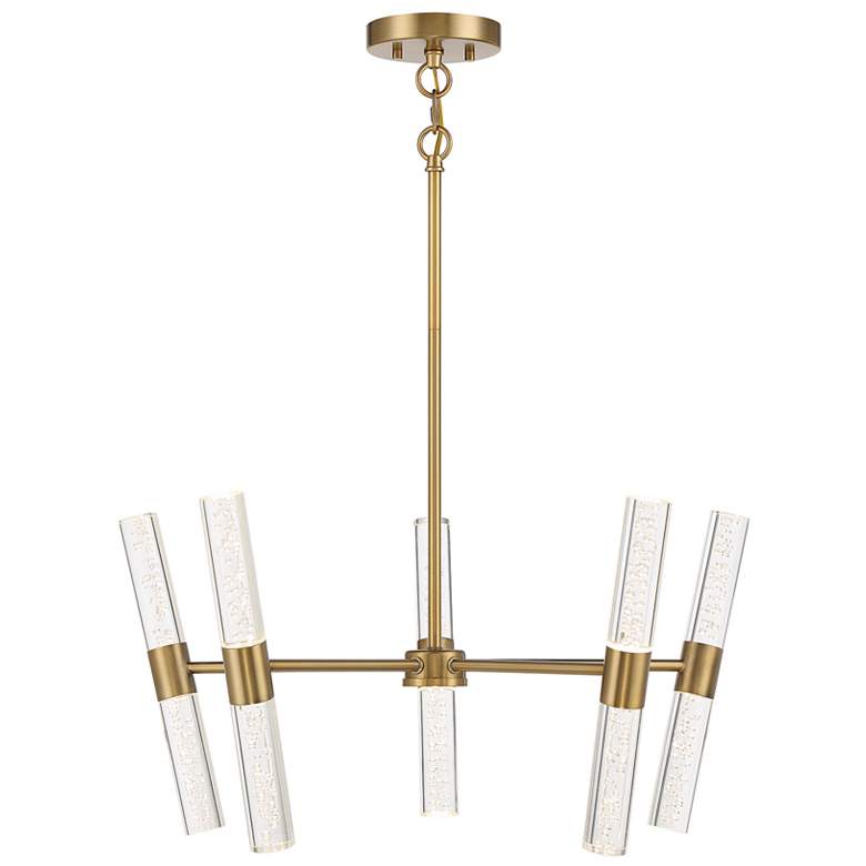 Image 1 Savoy House Arlon 26" Wide Warm Brass Integrated LED Pendant
