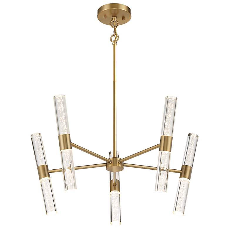 Image 4 Savoy House Arlon 26" Wide Warm Brass Integrated LED Pendant more views