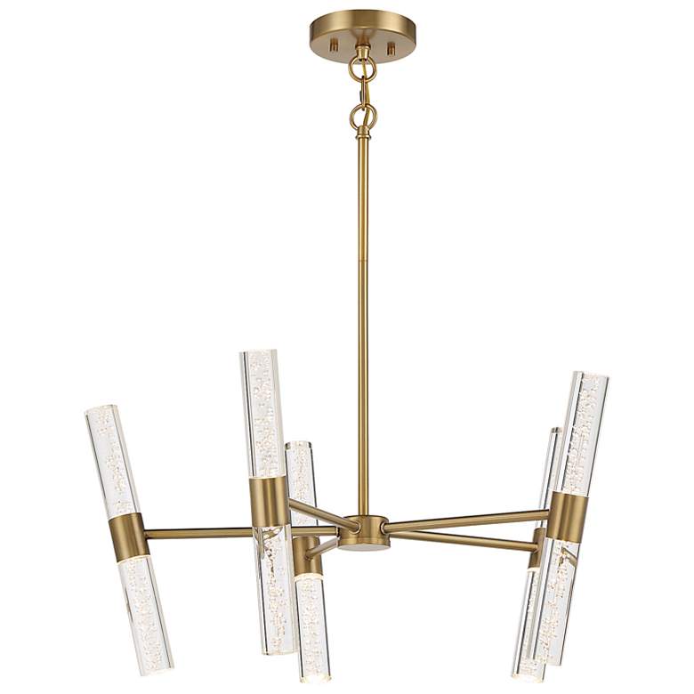 Image 5 Savoy House Arlon 26" Wide Warm Brass Integrated LED Pendant more views