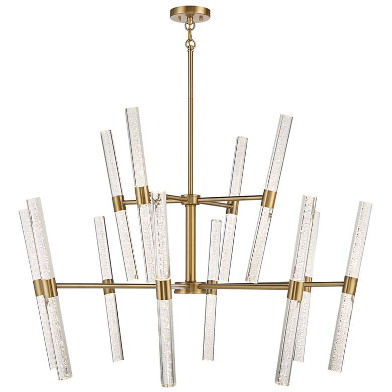 Image 1 Savoy House Arlon 44" Wide Warm Brass Integrated LED Chandelier
