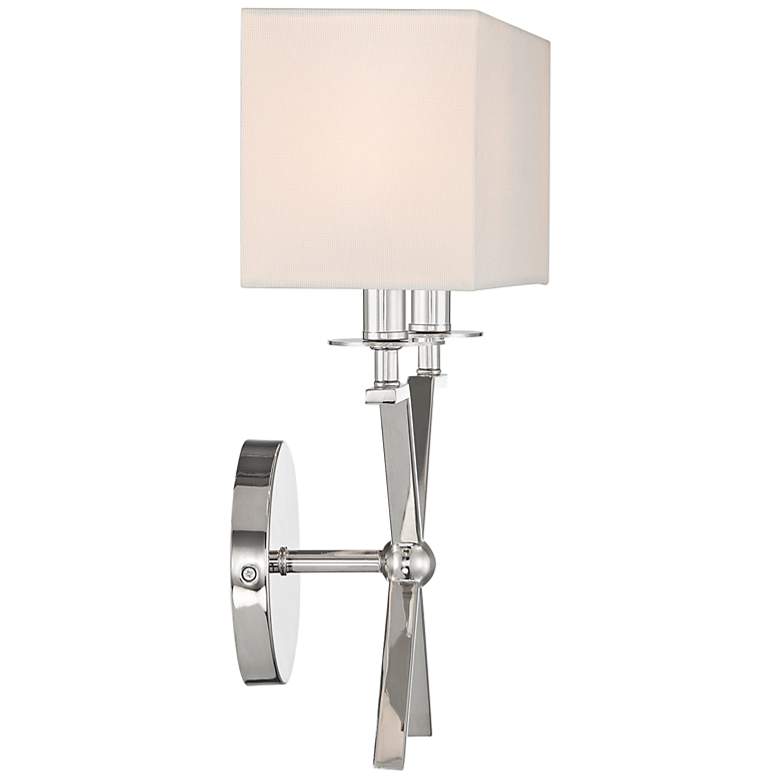 Image 6 Savoy House Arondale 15" High Polished Nickel 2-Light Sconce more views