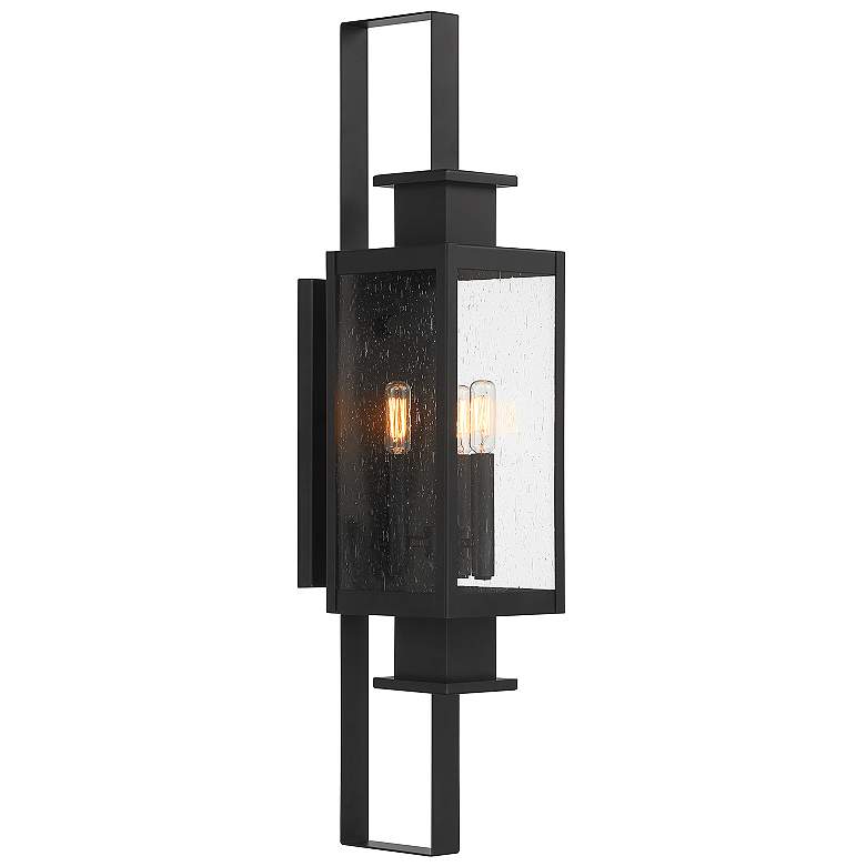 Image 5 Savoy House Ascott 32" High Matte Black Outdoor Wall Light more views