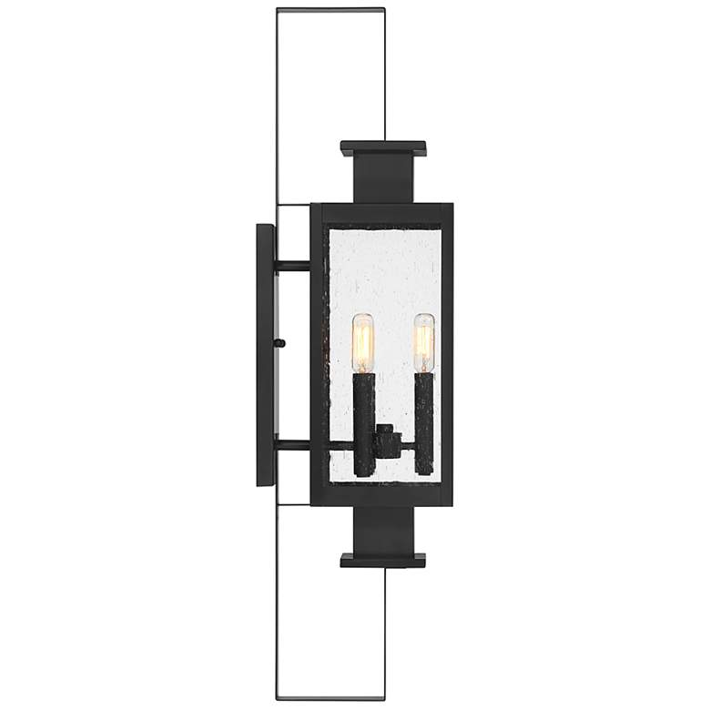 Image 6 Savoy House Ascott 32" High Matte Black Outdoor Wall Light more views