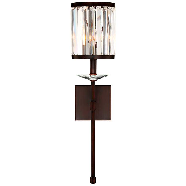 Image 1 Savoy House Ashbourne 26" High Mohican Bronze Wall Sconce
