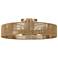 Savoy House Ashe 24" Wide Warm Brass and Rope 5-Light Ceiling Light