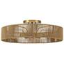Thumbnail2 of Savoy House Ashe 24" Wide Warm Brass and Rope 5-Light Ceiling Light more views