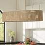 1_Savoy House Ashe 42" Warm Brass and Rope 5-Light Oval Chandelier