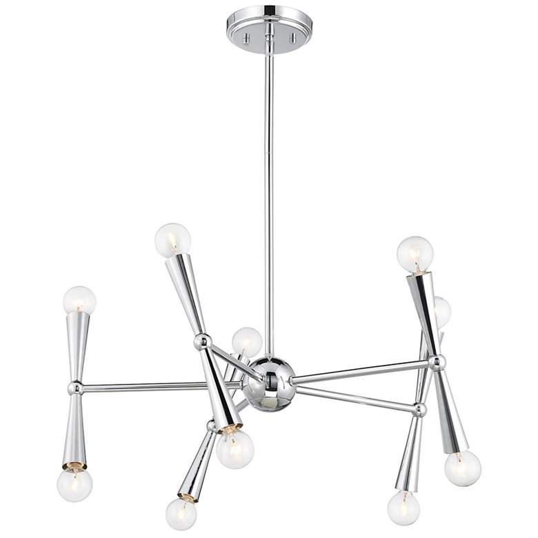 Image 4 Savoy House Ashlyn 26" Wide Bisque White 5-Light Chandelier more views