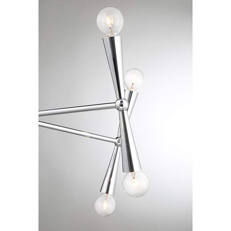 Image 5 Savoy House Ashlyn 26" Wide Bisque White 5-Light Chandelier more views