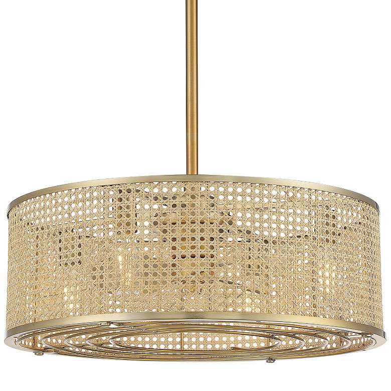 Image 2 Savoy House Astoria Warm Brass 4-Light LED Ceiling Fan