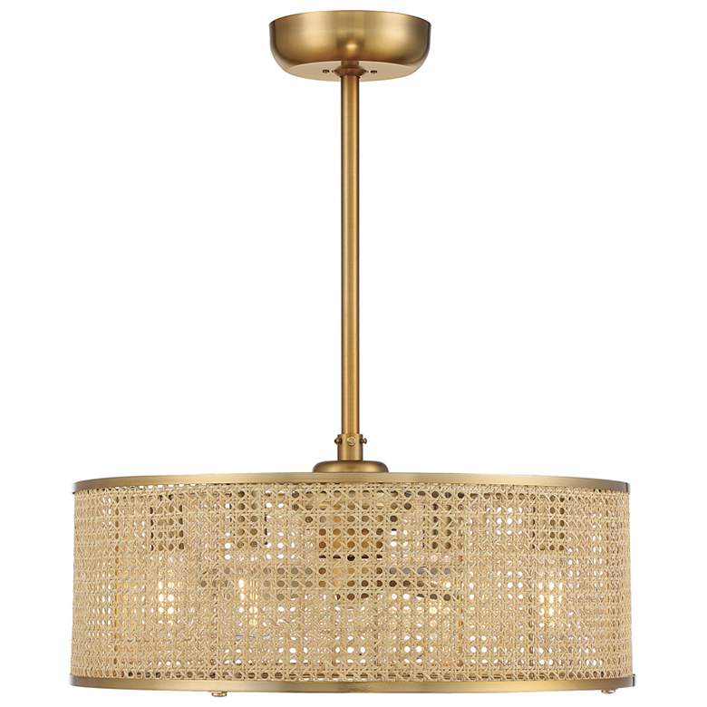 Image 6 Savoy House Astoria Warm Brass 4-Light LED Ceiling Fan more views