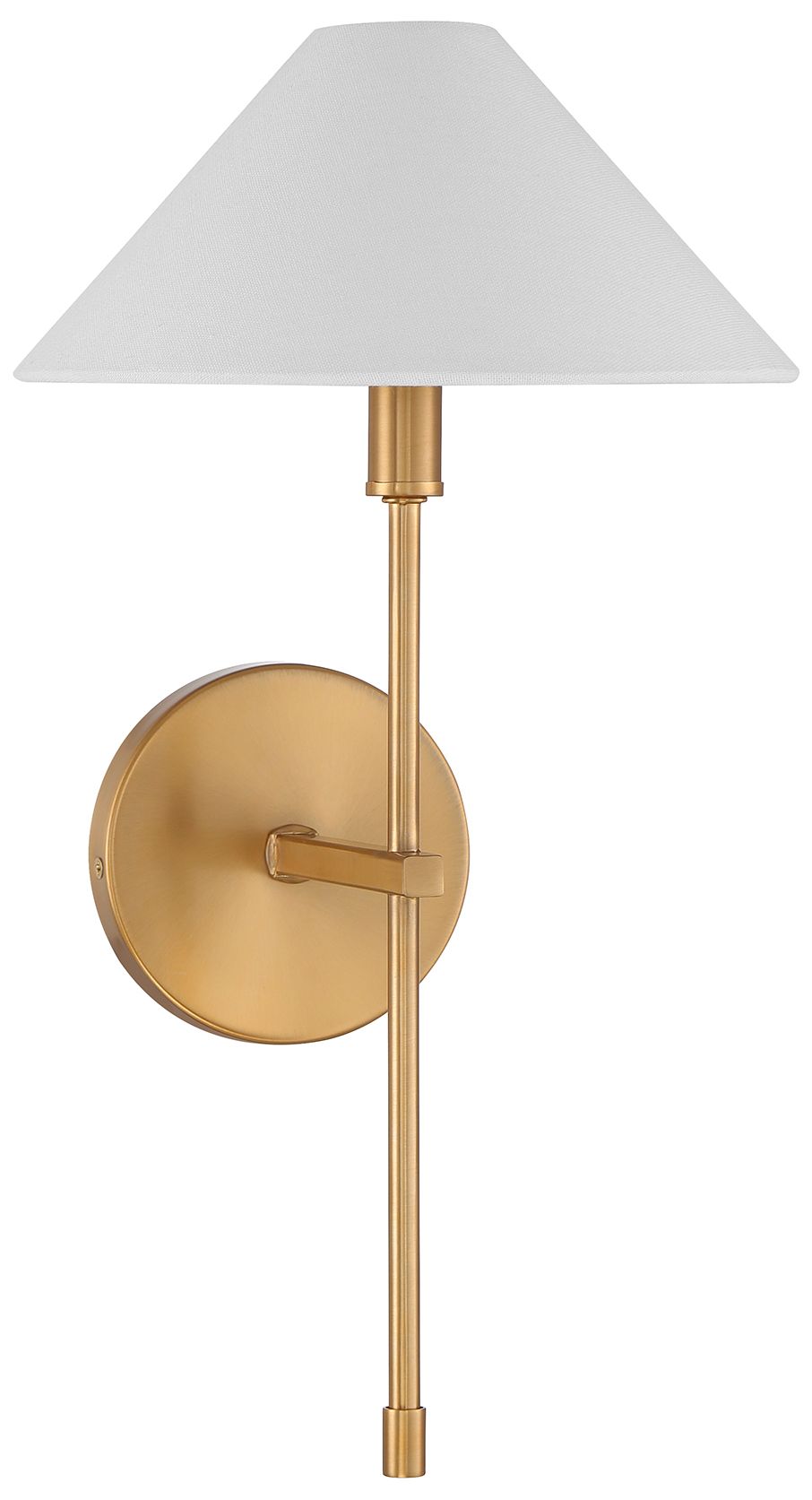 Image 2 Savoy House Avon 17 1/2" High Warm Brass Wall Sconce more views