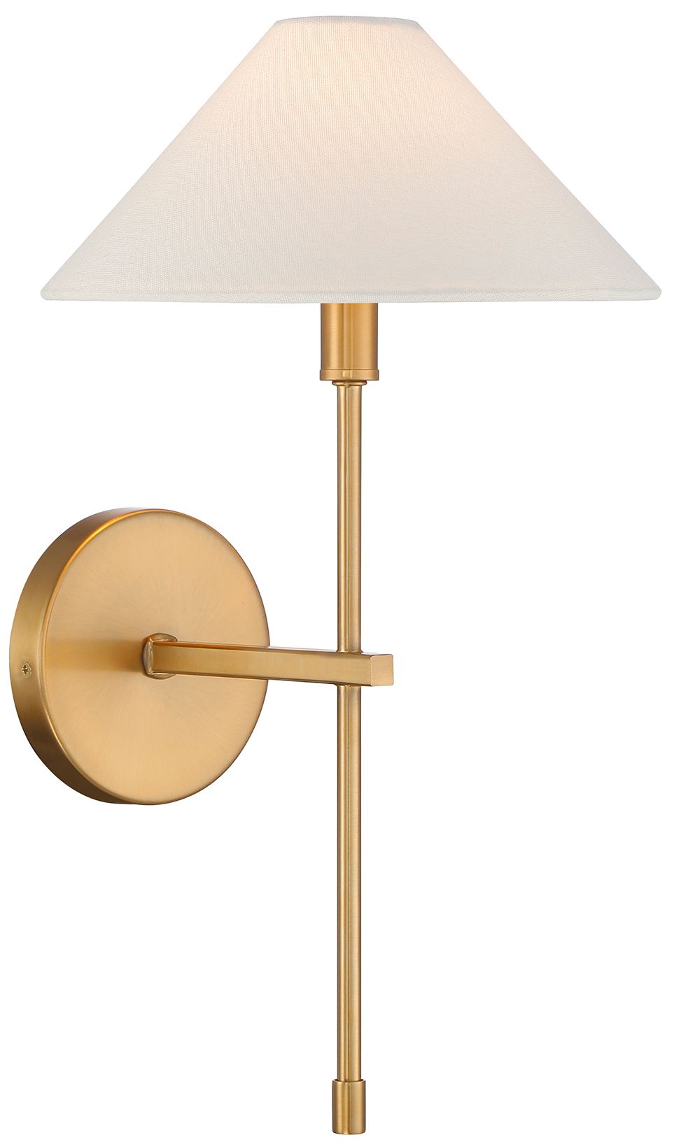 Image 4 Savoy House Avon 17 1/2" High Warm Brass Wall Sconce more views